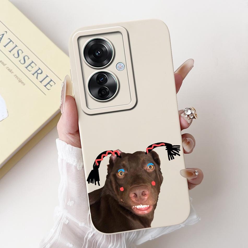 For OPPO Reno11 F 5G Case Reno 11F CPH2603 2024 Elegant Printing Camera Protective Shockproof Soft Silicone Phone Cases