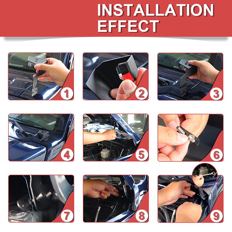 A-pillar Lamp Bracket Holder Rack Light Mount Support Stand For Suzuki Jimny 2019 Up Exterior Accessories