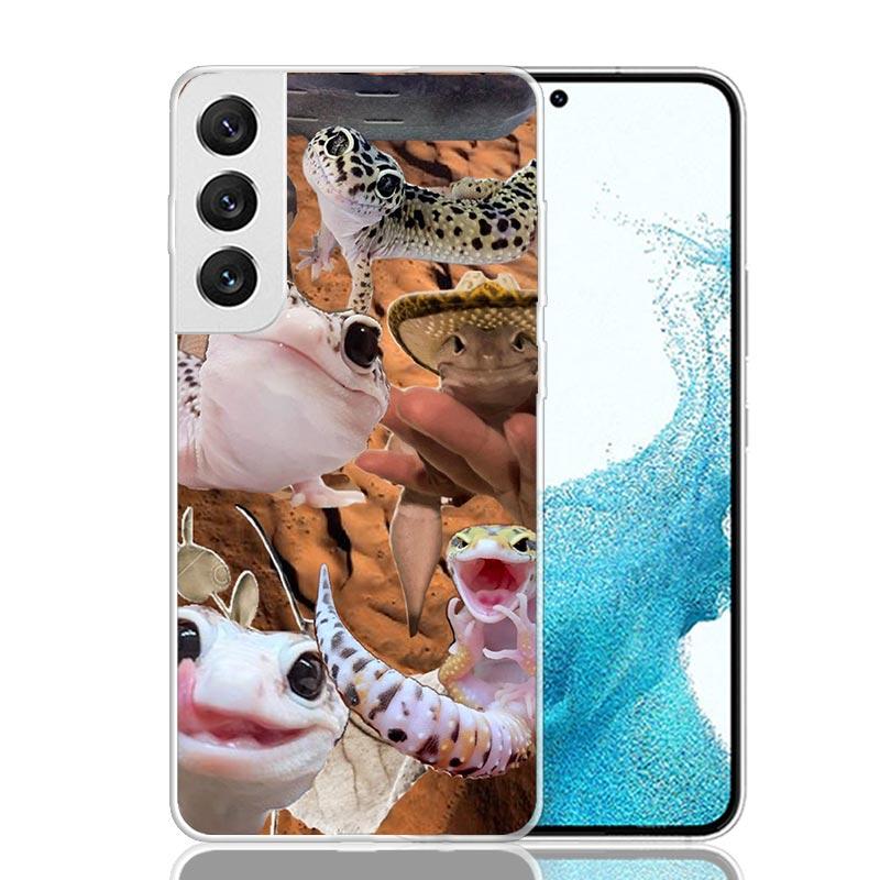 Lizards Geckos For Samsung Galaxy S25 S24 S23 S22 Ultra Phone Case S21 Plus S20 FE S10 + S25Edge Fundas Cover Galaxy S25 S24 S23