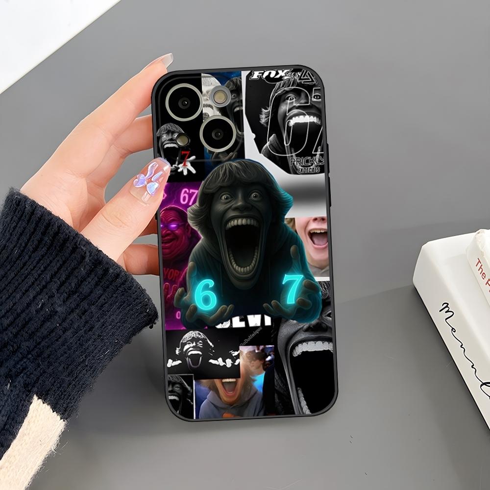 67 Six Seven Phone Case For Iphone 17 Air 15 Pro Max 14 Pro 16 Plus 12 13 11 Xr X Xs 8 7 Plus Back Cover