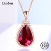 Женское ожерелье Lindon, кулон из медного сплава, циркон, модный подарок