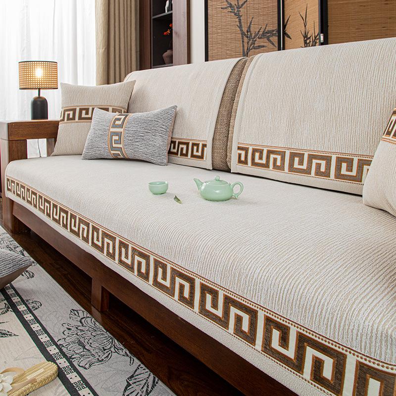 Sofa Cushion Four Seasons Universal Fabric Non-Slip Nordic Simple Modern Chenille New Chinese Seat Cushion Leather Sofa Cover Towel