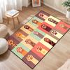 Cute Cat Door Mat Outdoor Indoor Welcome Mats, Non Slip Entrance Rugs Washable Floor Mat with Calico cat Design,Soft Velvet Pet