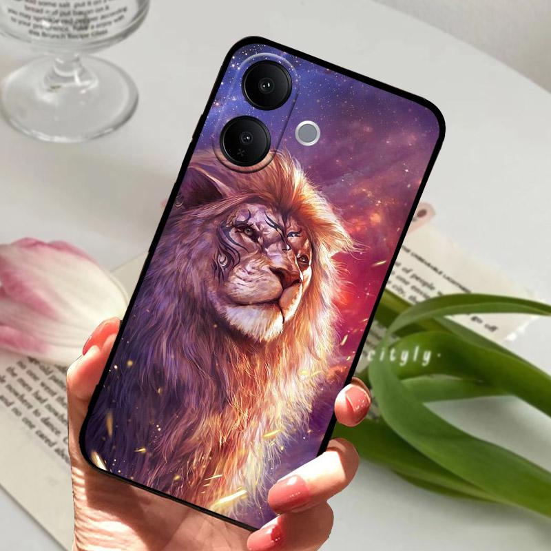 Чехол для телефона Vivo V60 Lite 5G, модная расписная силиконовая мягкая ТПУ оболочка для VIVO V 60 Lite, противоударная задняя крышка, защита объектива