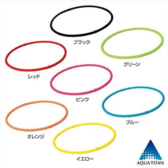 Phiten Necklace RAKUWA Magnetic Titanium Necklace S Orange 45cm