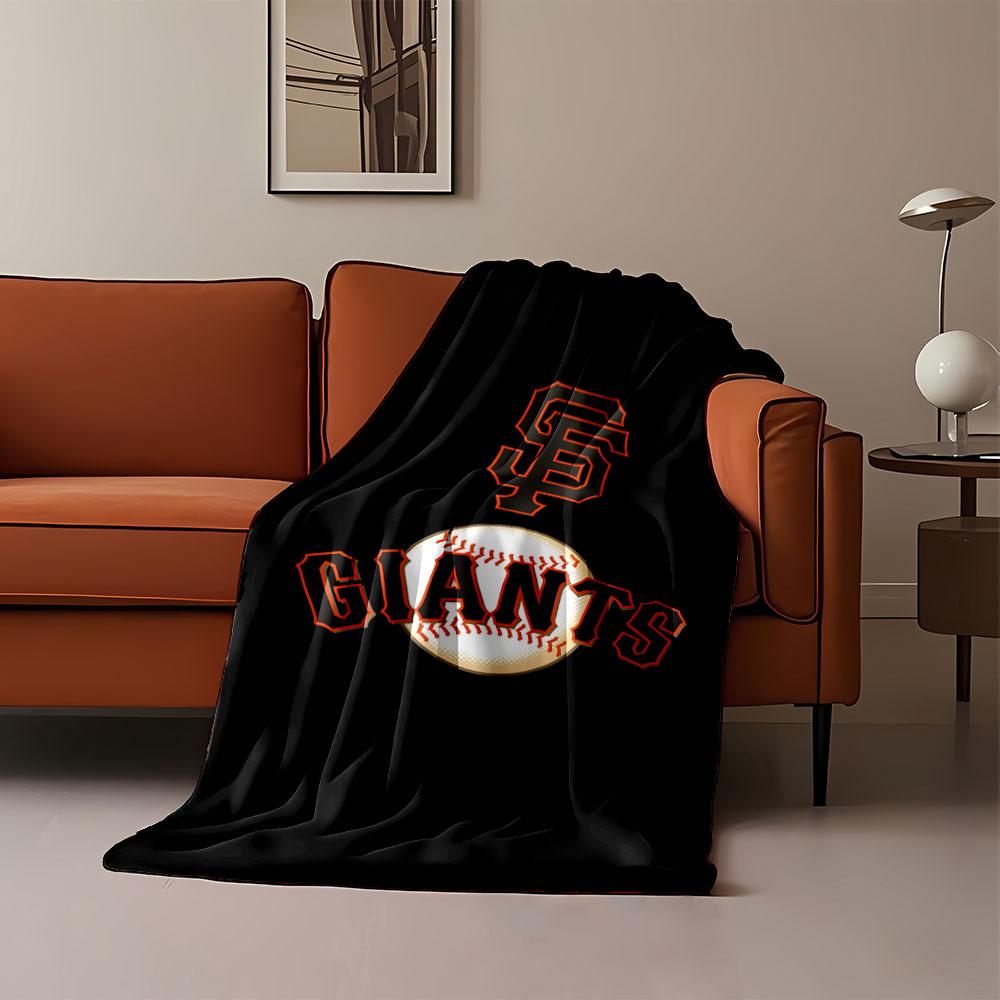 San Francisco Giants Baseball Logo print blanket soft and cozy perfect for the living room bed sofa or a nap,gift