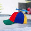 Цветная Шляпа-Вертолет с Пропеллером Регулируемая Бейсболка Snapback для Детей На Открытом Воздухе Велосипед Рыбалка Защита от Солнца Унисекс