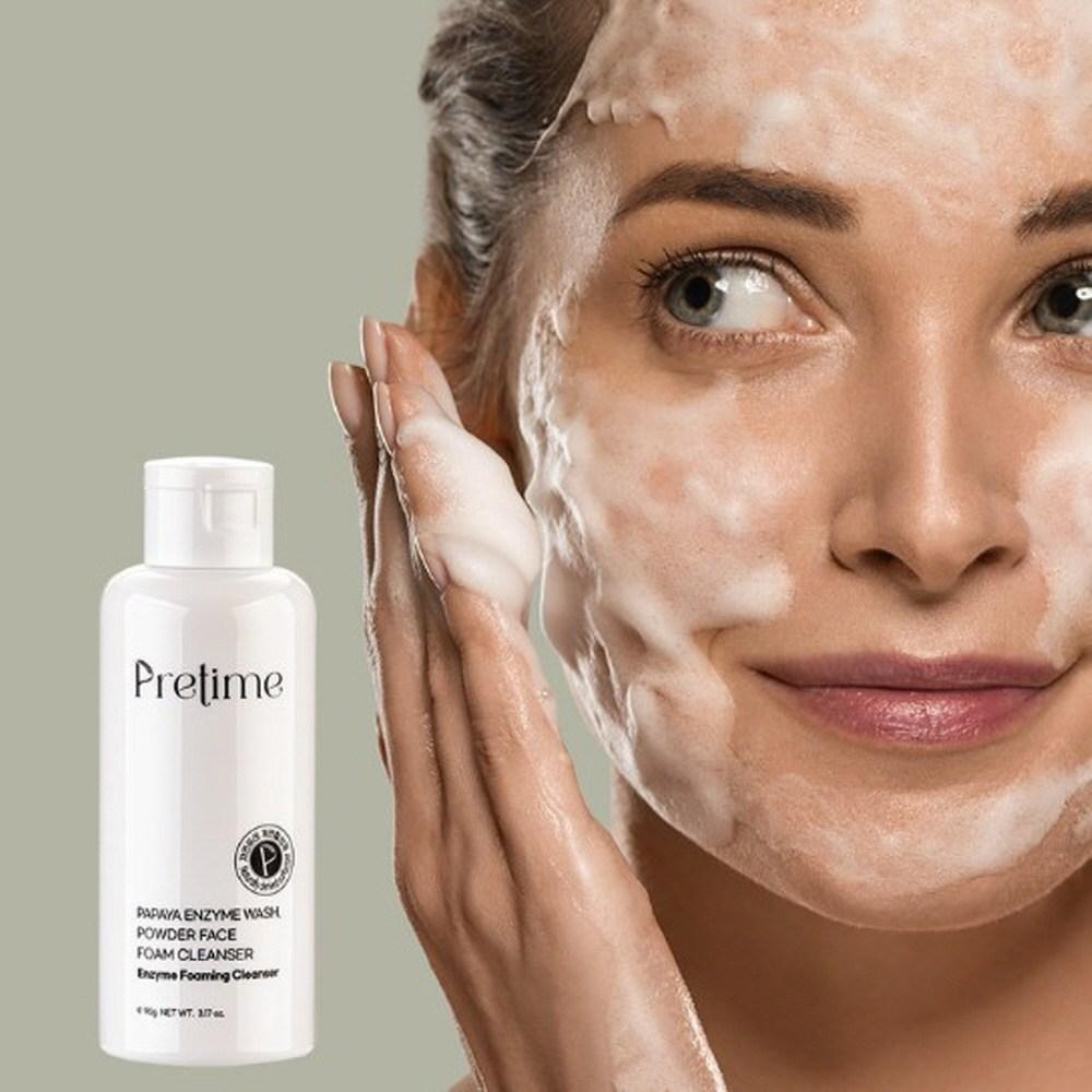 Пенка для умывания лица Free Time Papaya Enzyme Wash Powder, 3 упаковки, 90 г