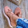 Women's Sandals Summer 2025 Casual Flat Platform Heel Tassel Buckle Strap Female Sandals Platform Vulcanized Shoes for Women New