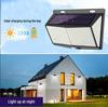 288LED Солнечный настенный и уличный фонарь: Наружное освещение двора и ландшафта с датчиком движения