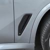 1 Pair Black Side Fender Air Vent Trim Cover For BMW X5 G05 2019 2020 2021 2022