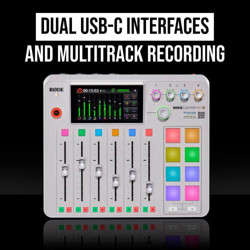 RODE Microphones Roadcaster Pro II Audio Mixer, White, RCPIIW