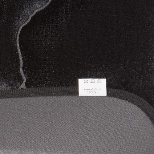 BONFORM Seat Cushion Disney/Mickey & Minnie MM Press Light/Normal Car Single Press with Stopper Velor Black 45x45x2cm Black 5342-02BK