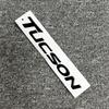 swpzb8 3D ABS Fit 2019-2021 TUCSON Rear Liftgate Nameplate Emblem Badge Letter Glossy Black Accessories