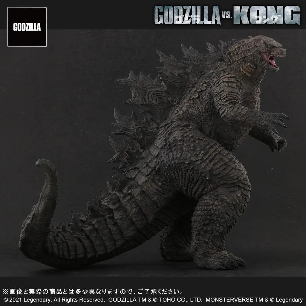 GARAGE TOY Toho Daikaiju Series ГОДЗИЛЛА ИЗ GODZILLA KONG 2021 Высота 260 мм Общая длина 390 мм Готовая фигурка из окрашенного ПВХ X-Plus VS. ок.