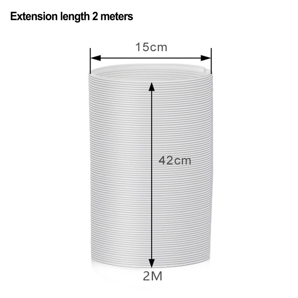 Эластичная выхлопная труба 130ммх1,5м 150ммх1,5м 150ммх2м