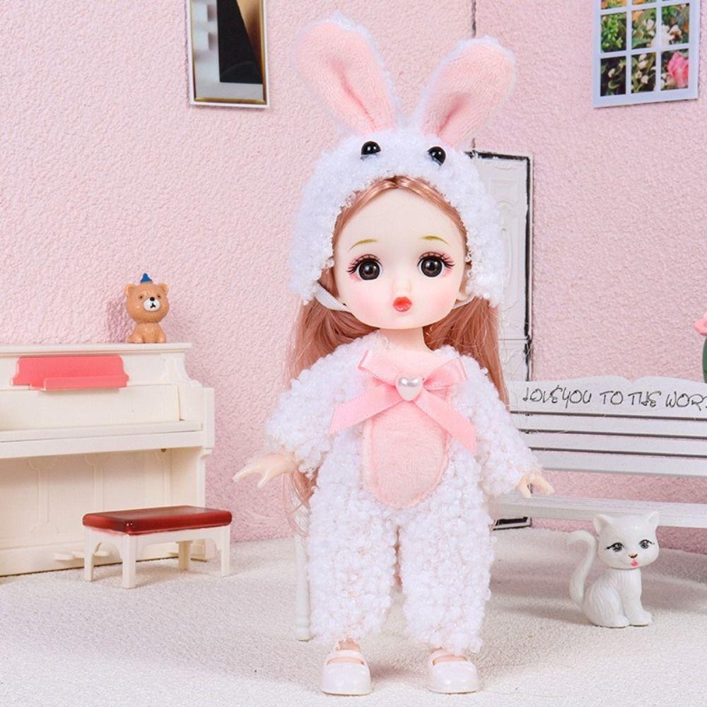 Кукла BJD 1/12 масштаба 16 см, фигурка 16 см, мини-кукла BJD 16 см, милая милая кукла BJD, подарки своими руками