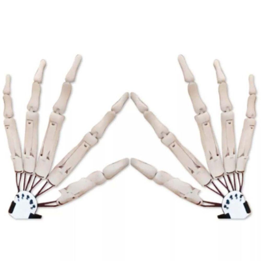 Scarry Fake Fingers 3D Articulated Finger Halloween Extensions Flexible Finger  Costume