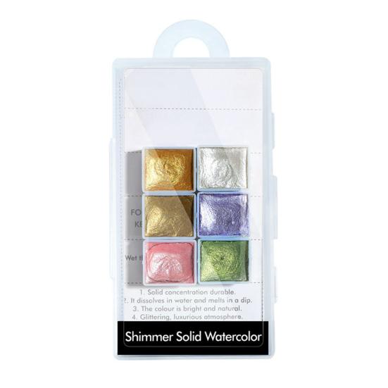Yousheng Watercolor Nail Solid Paint Перламутровая легкая пигментная краска для ногтей с блестками для женщин