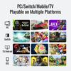 Прочный и безопасный игровой контроллер Flydigi Vader 4 Pro с регулируемым джойстиком, регулируемым сопротивлением, вибрационными триггерами, мультиподключением