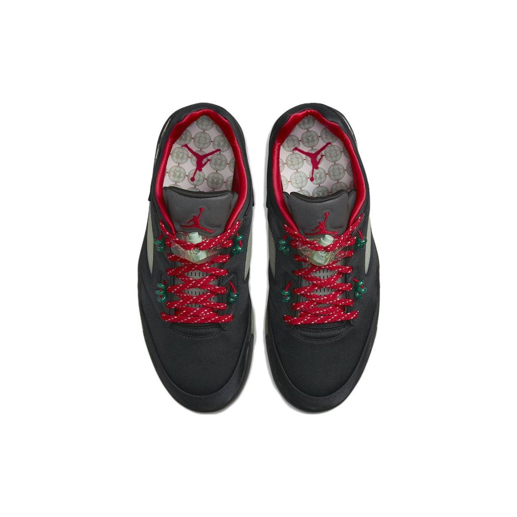 Кроссовки унисекс CLOT x Air Jordan 5 Retro Low Jade Black Classic-Jade Fire-Red DM4640-036