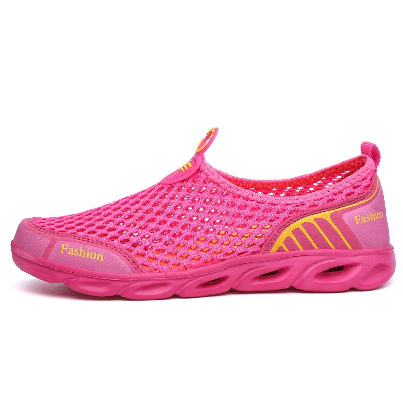 2025 New Mesh Creek Walking Shoes, Men and Women Pedal Beach Shoes, Lightweight Foreign Trade Couple Wading Hole Shoes