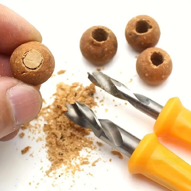 6/8 мм Сверло для наживки Пробка Палочка Пробойник Набор сверл для наживки Стопорная бусина для наживки Рыболовные снасти Стопор для наживки Оборудование Бойлы