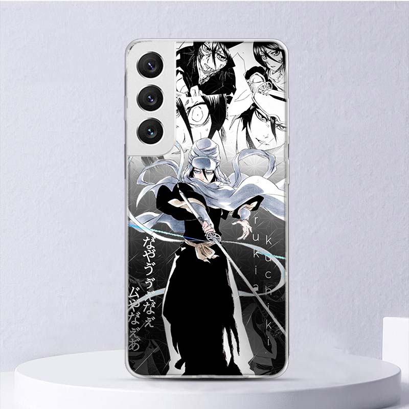 Bleach Кучики Рукия Мягкий Чехол Для Samsung Galaxy S25 S24 S23 S22 Ultra Чехол для Телефона S21 S20 FE S10 Plus S10E S25U Funda Coque