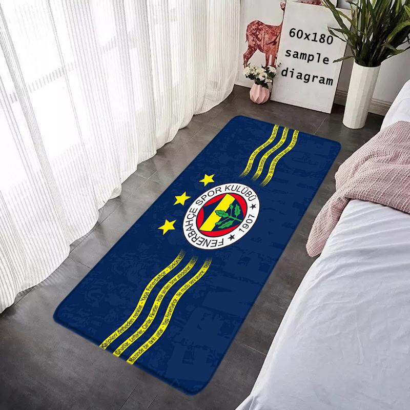 Door Mats Interior Foot Rug Welcome Floor Mat for Entryway Fenerbahce-Football-Fans Soft Hallway Carpet Kitchen Rugs Home Decor