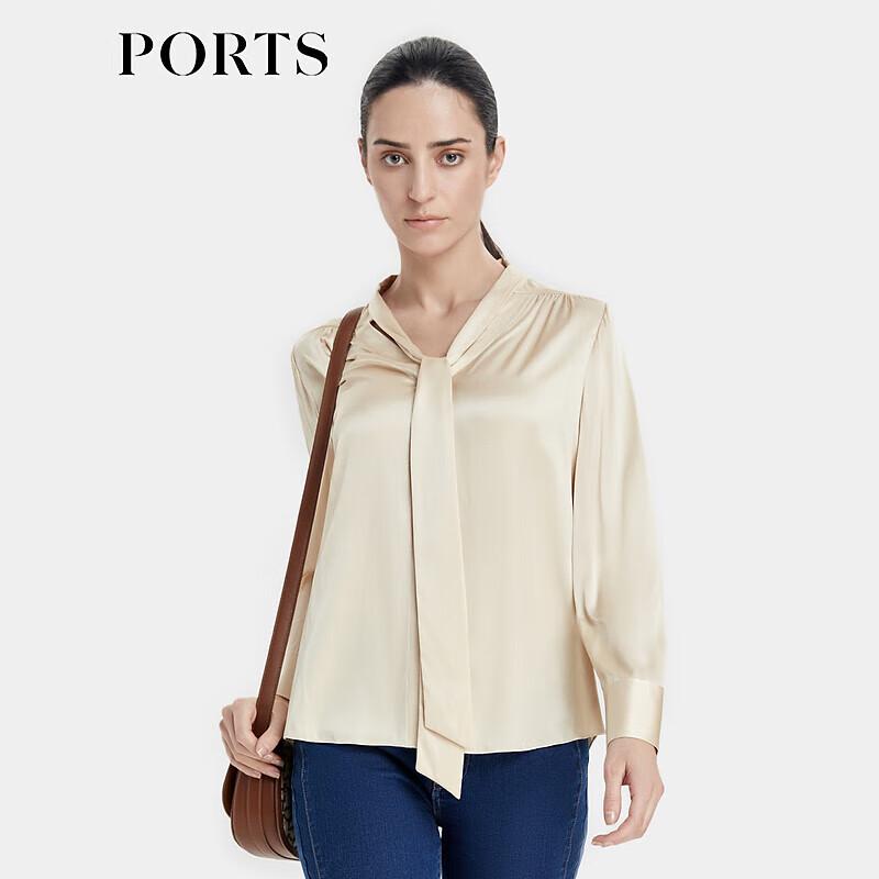 PORTS Women's Scarf-Collar Blouse