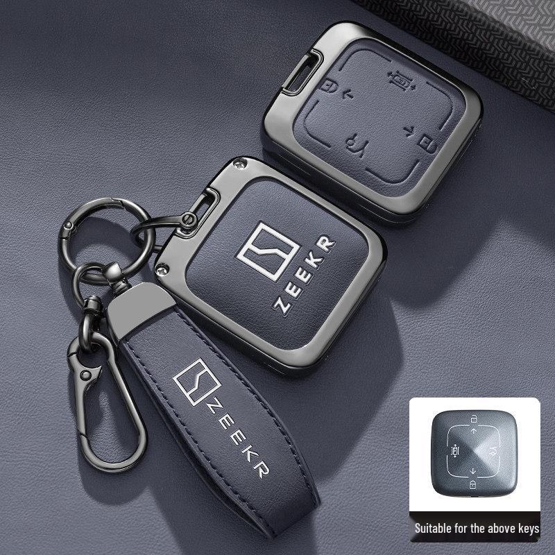 Bluetooth Брелок-Ключница для Zeekr JiKe 007 - Автоаксессуар, Чехол, Пряжка и Мужская Сумка