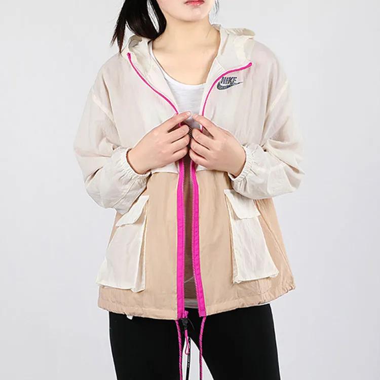 Nike Jackets Women's Flame Pink Hooded Thin Other (Unisex) Jackets CJ2296 110