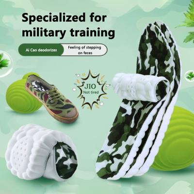 Мягкая спортивная амортизирующая стелька 4D для длительного стояния, поддержка свода стопы, утолщенная, высокая эластичность, влагоотводящая стелька, материал PU