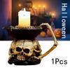 Хэллоуин Подсвечник Эфирное Масло Диффузор Декоративный Скелет Чайный Свет