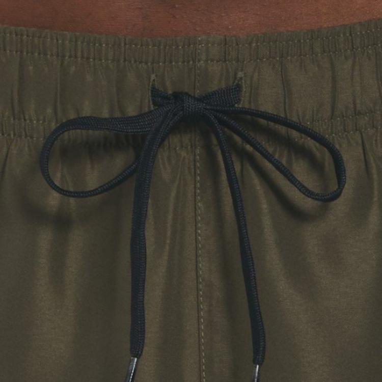 Nike Logo Lace Mid-Rise Casual Shorts Men shorts Khaki NESSA566-240