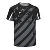 Under Armour Повседневная беговая полосатая футболка с круглым вырезом и средней талией на шнурке, удобные свободные шорты, спортивный комплект 24500504-001+24500204-001