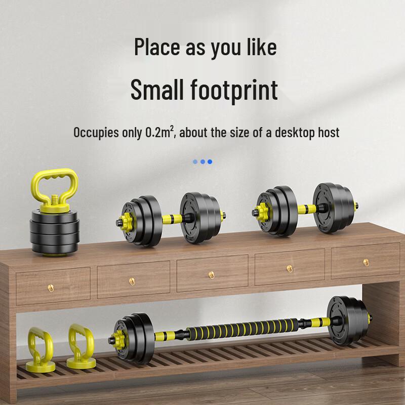 ELANGYAN Adjustable Dumbbell & Barbell Set