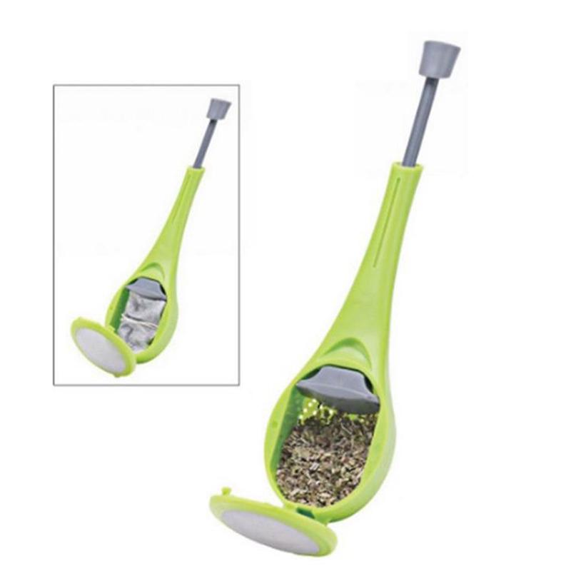 Заварщик чая, сетчатый фильтр для чайных листьев, силиконовый фильтр для травяных специй, диффузор, зеленый цвет