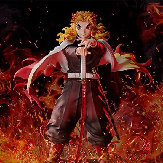 Jump Demon Slayer: Kimetsu No Yaiba the Movie: Mugen Train Rengoku Kyojuro 18 Scale Figure