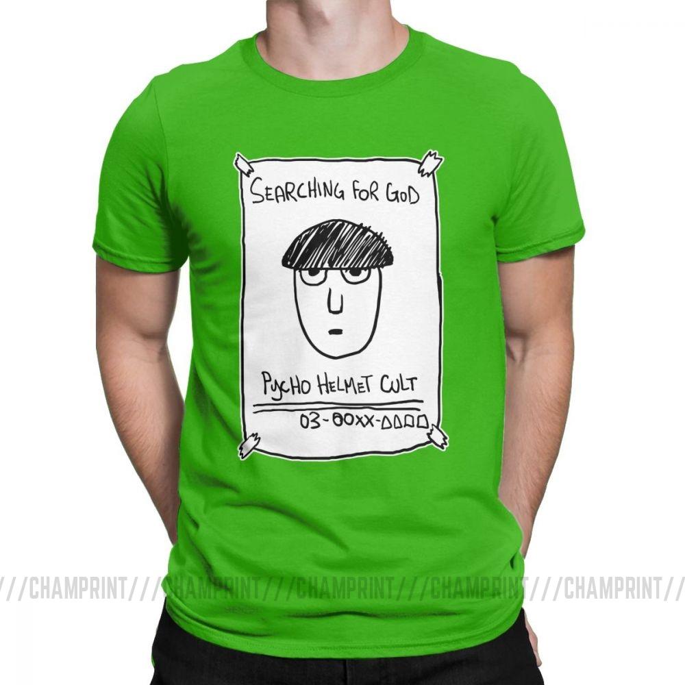 Fashion Mob Psycho 100 Where Is He T Shirt For Men Round Neck 100 Cotton