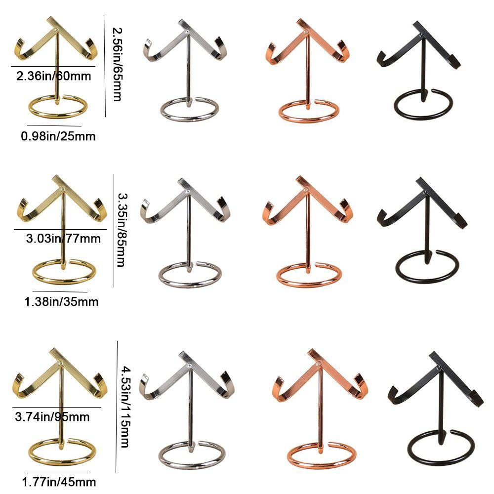 Металлическая подставка для чипа любви Серебристая/Золотистая/Черная Держатель для образца кристалла Домашний