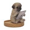 Ubia Pug Smartphone X X Doll Animal Garden Tablet-Viewing Stand, 8.5 7.5 8.5 Cm, Figurine, Ornament, Decor, Dog, H22331-1