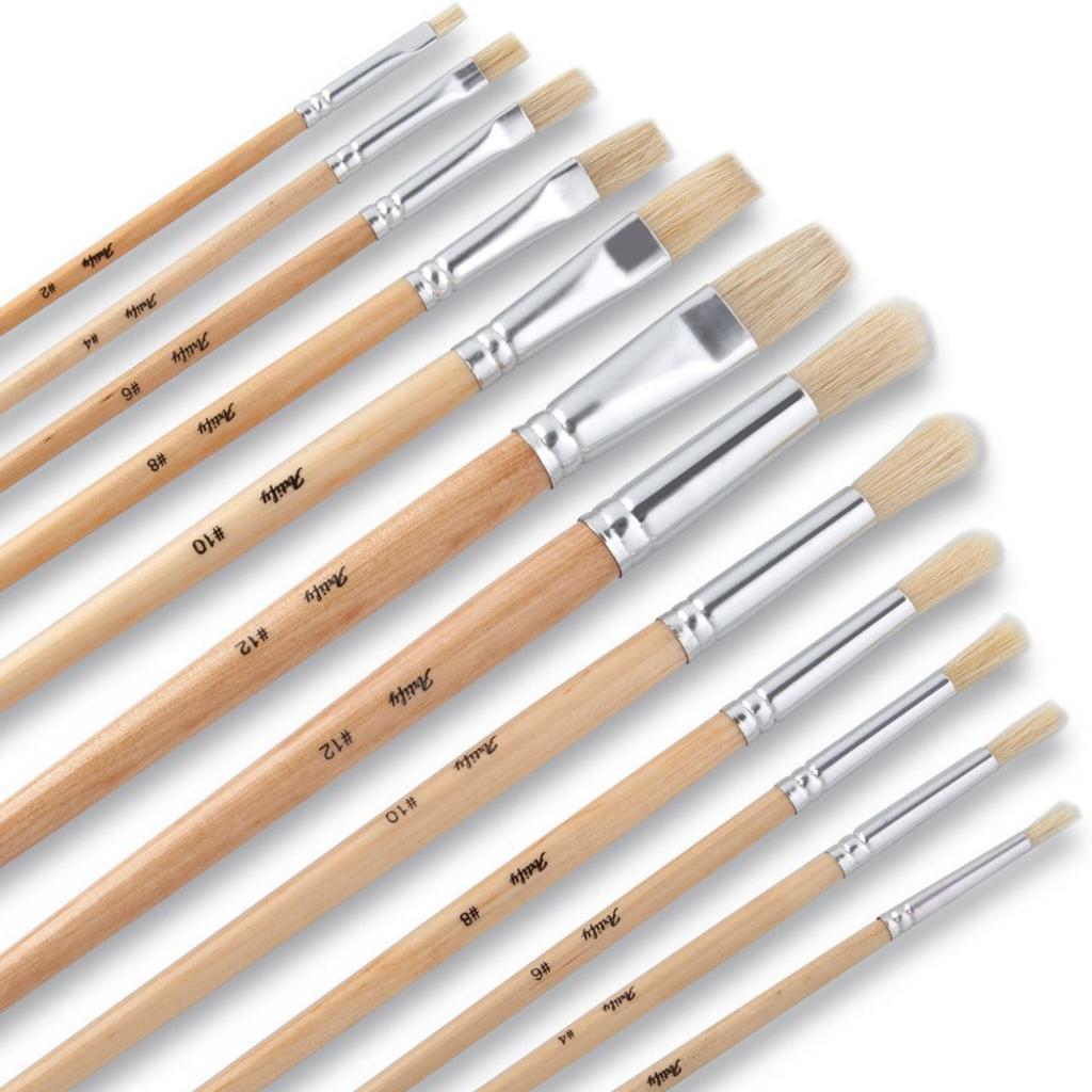 36/24 шт. художественный набор кистей для акрила, масла, акварели, гуаши
