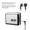 Конвертер кассеты в MP3, сохранение на USB-флеш-диске, автономное записывающее устройство с автоматическим разделением на разделы и наушниками, черный с серым