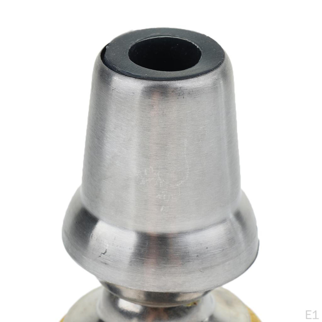 19mm / 22mm Degree Rotation Steel And Rubber Pole Crutch Tips