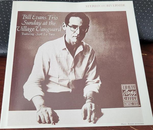 CD BILL EVANS TRIO, SCOTT LAFARO - Sunday At The Village Vanguard OJCCD1402 Original Jazz C 1987 US Jazz Used