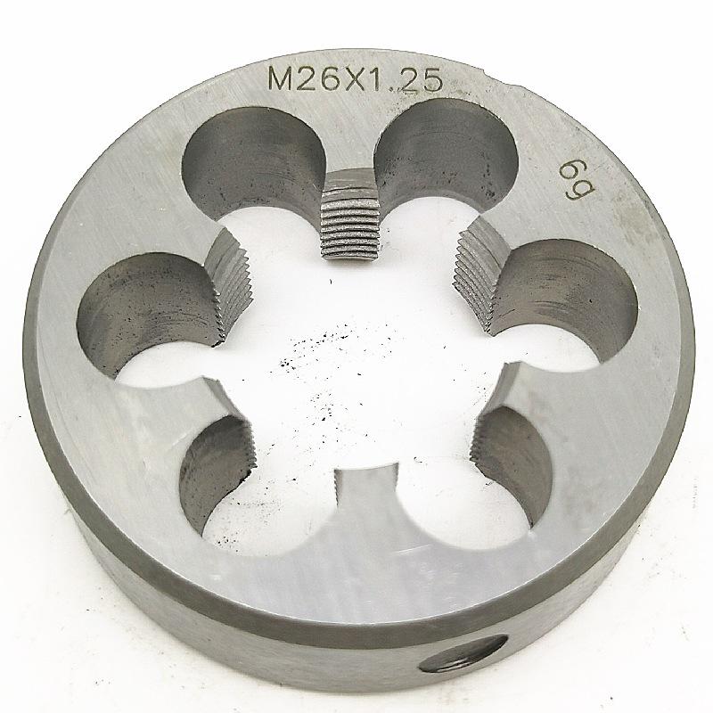 Круглая плашкодержатель M24-M26 x 0.5-3 мм, Прямое/Обратное, Правая/Левая резьба