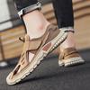 Summer Outdoor Casual Sports Sandals Men Black Gray Khaki Perforated Shoes Beach Sandalias Male Breathable Design Water Sneakers