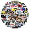 10/30/50 шт. Наклейки из японского аниме Initial D Крутые мультяшные декали DIY для скейтборда, телефона, ноутбука Классическая наклейка-декор в стиле манги
