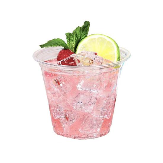 Clear Plastic Cups Thickened Drinking Cups for Parties Weddings Bars 9 Oz